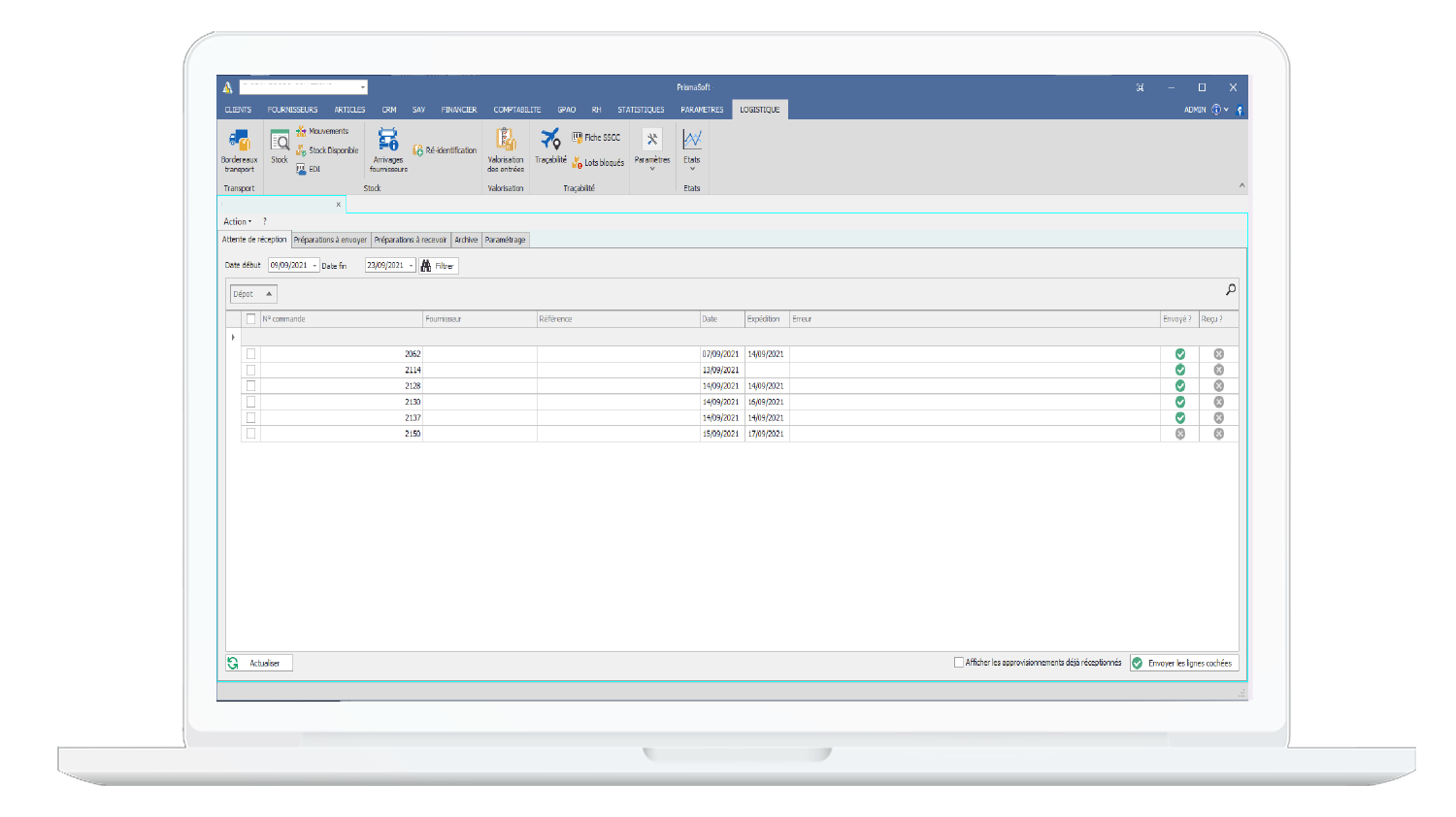 EDI-Logistique-PrismaERP